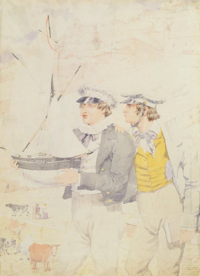 Juvenile Members of the Yacht Club, 1853 by Richard Dadd